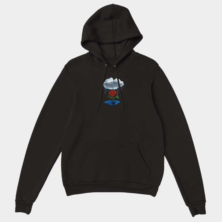 Colored Solo Rose Hoodie