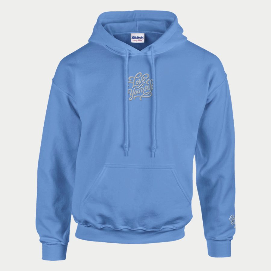Love Yourself Embroidered Hoodie