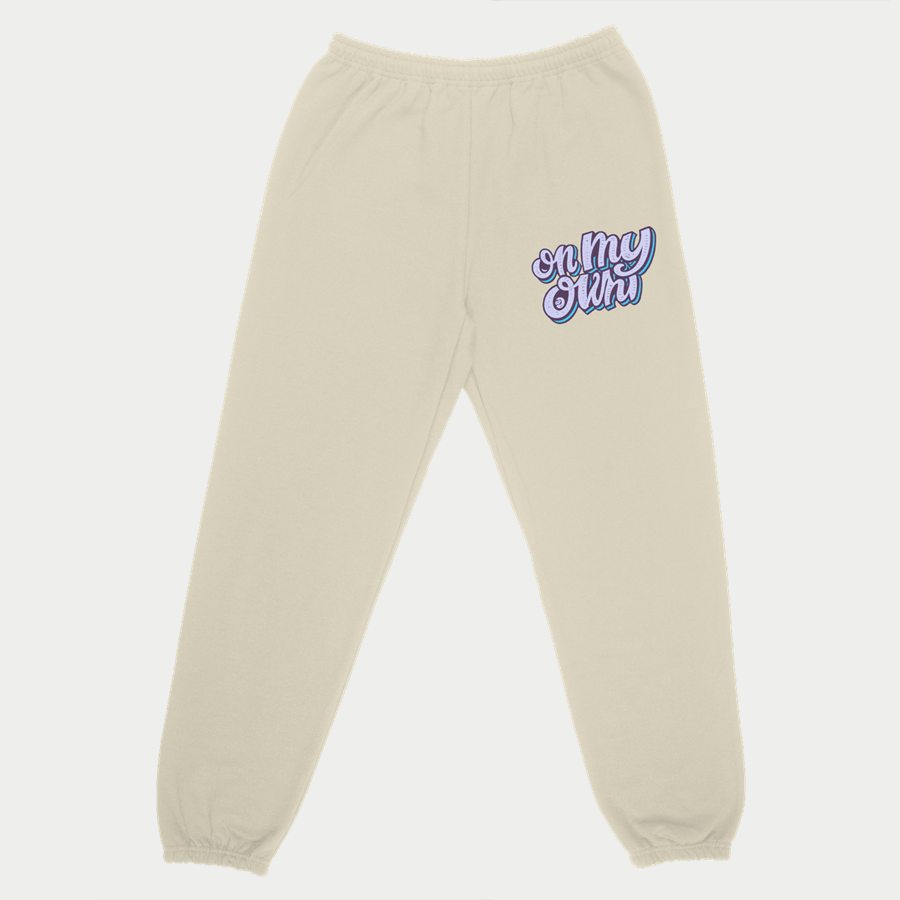 On My Own Typography Sweatpants